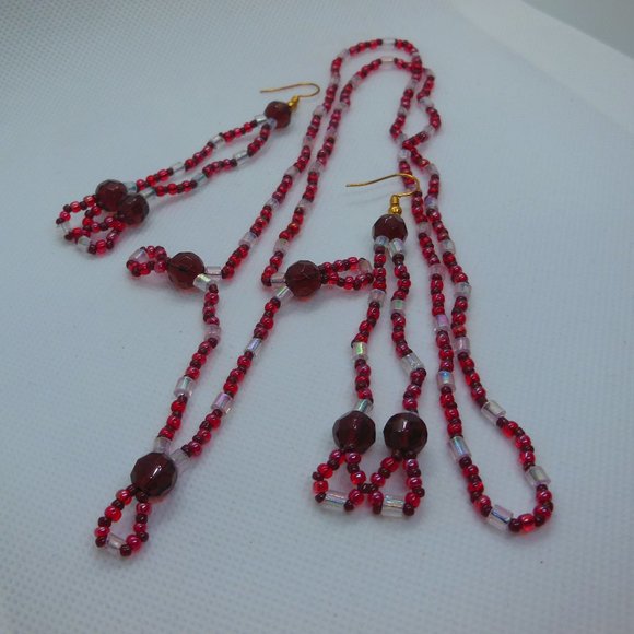 Handmade Earrings & Necklace - New Autumn Design - Picture 1 of 6